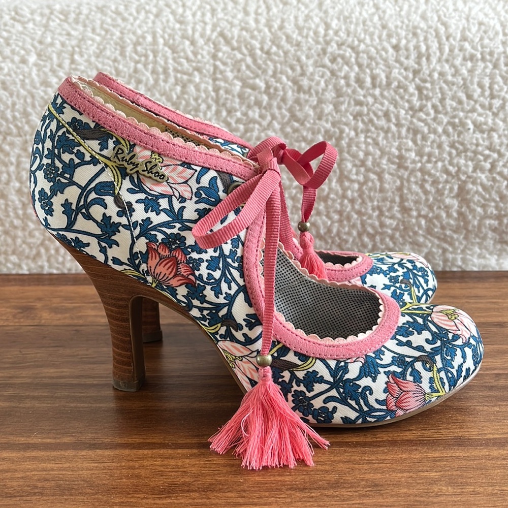 Ruby Shoo Floral Heel